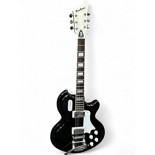 Used Eastwood Airline 59 Coronado DLX Black Solid Body Electric Guitar