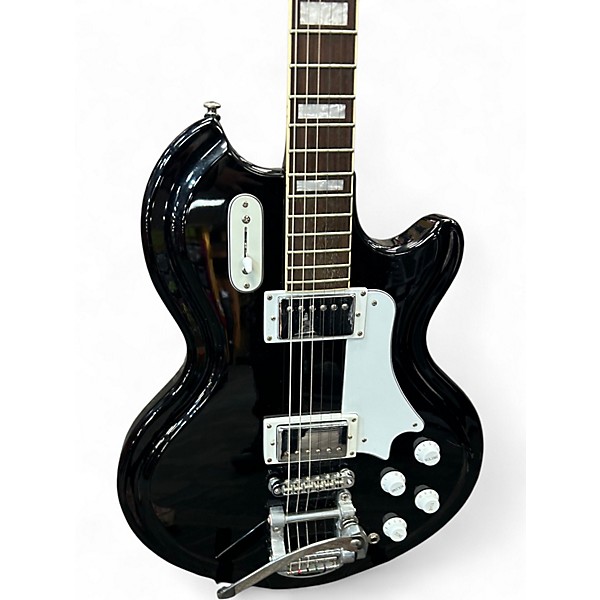 Used Eastwood Airline 59 Coronado DLX Black Solid Body Electric Guitar