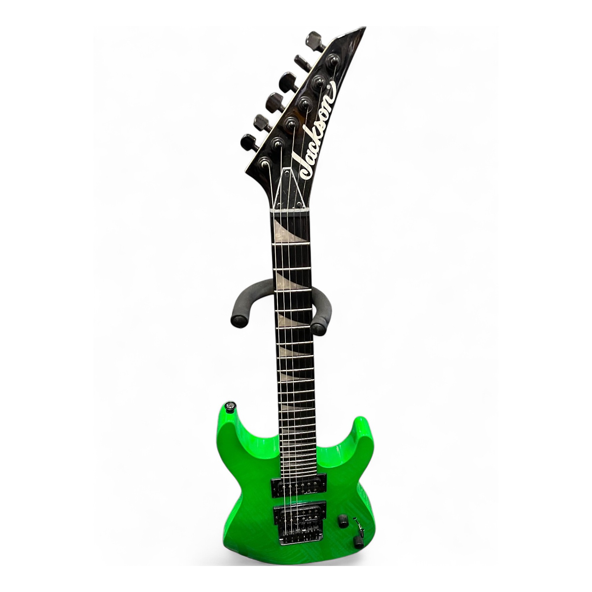 【新品】Jackson Minion JS1X Neon Green ケース付 Jackson JS Series Dinky Minion JS1X Electric Guitar - Neon