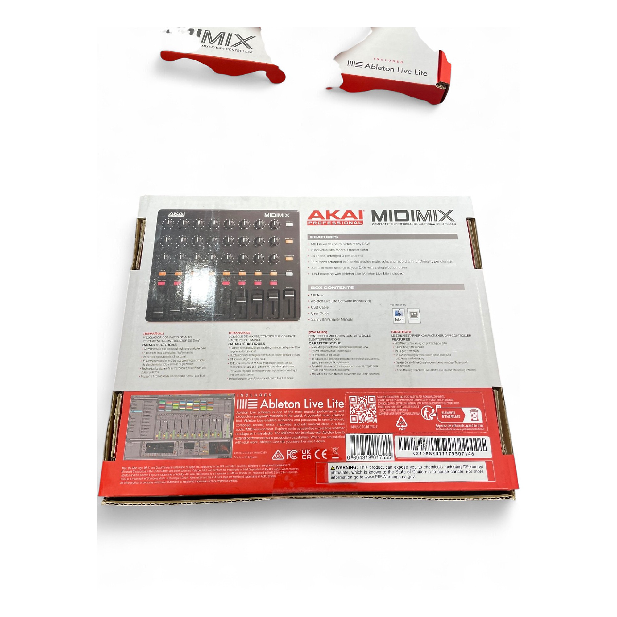 その他 Akai Professional MIDI MIX Akai Professional High Performance USB MIDI Mixer DAW