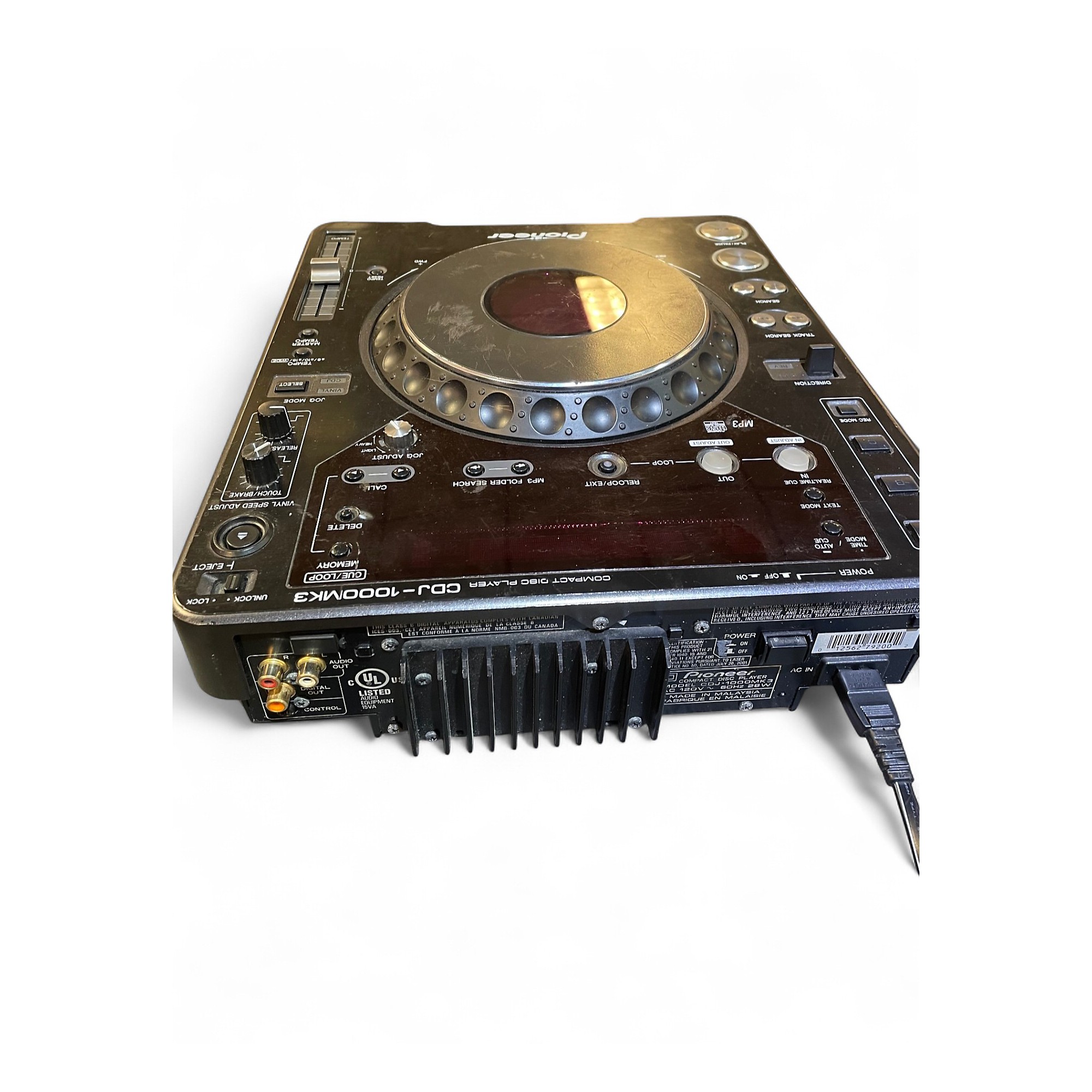 Used Pioneer DJ CDJ 1000 MK3 DJ Player | Guitar Center