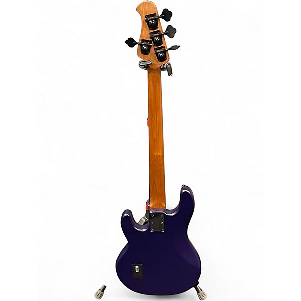Used Sterling by Music Man Sting Ray Neptune Blue Electric Bass Guitar