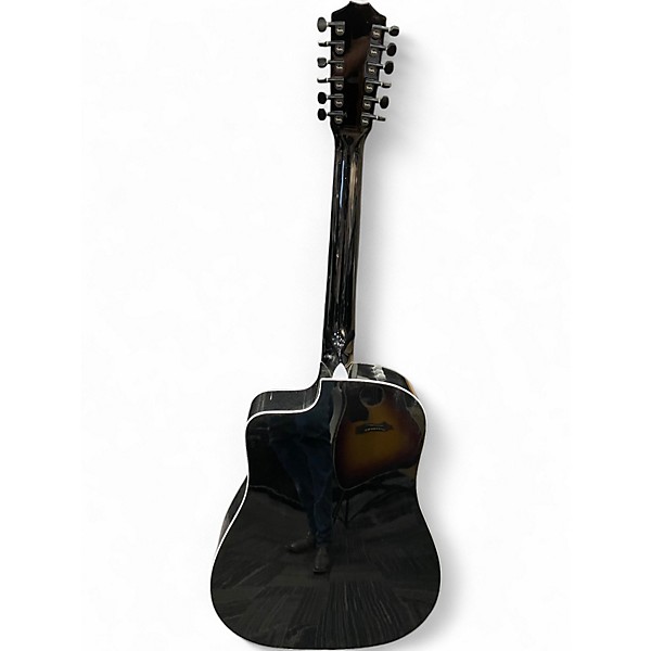 Used Taylor 250ce Deluxe Black 12 String Acoustic Electric Guitar