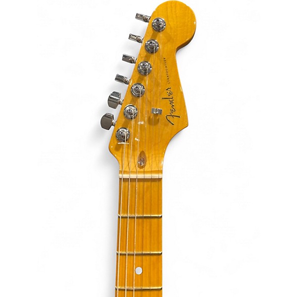 Used Fender American Ultra Stratocaster Metallic Blue Solid Body Electric Guitar