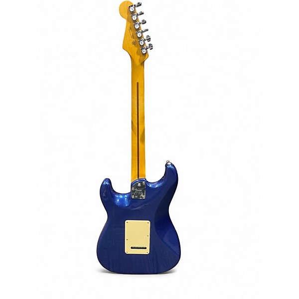 Used Fender American Ultra Stratocaster Metallic Blue Solid Body Electric Guitar