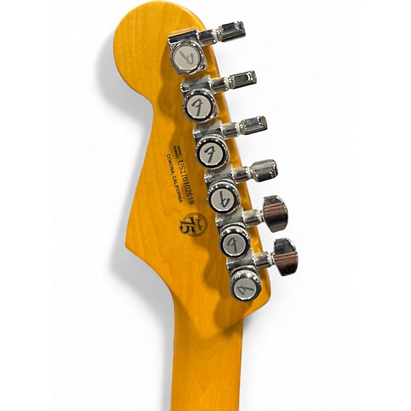 Used Fender American Ultra Stratocaster Metallic Blue Solid Body Electric Guitar