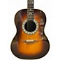 Used 1980s Ovation 1612 Custom Balladeer 3 Color Sunburst Acoustic Electric Guitar