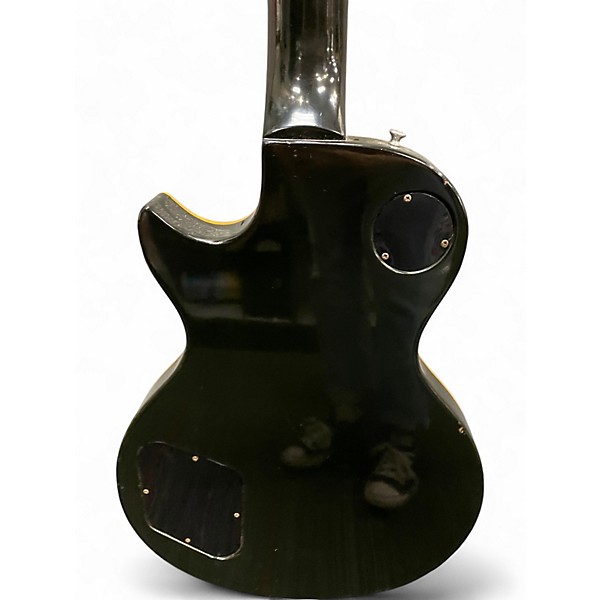 Vintage 1980 Gibson Les Paul Deluxe Black Solid Body Electric Guitar