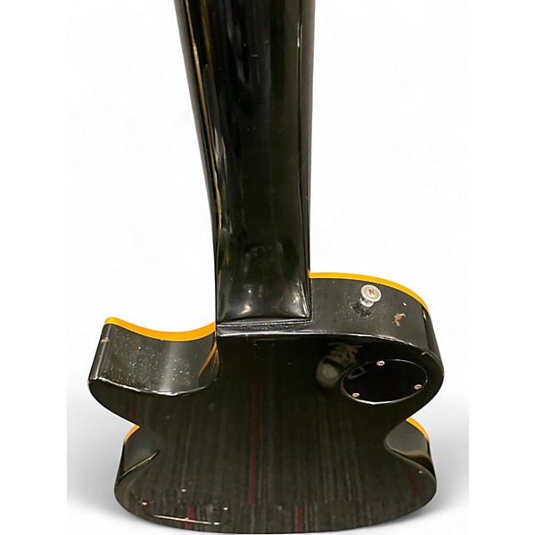 Vintage 1980 Gibson Les Paul Deluxe Black Solid Body Electric Guitar