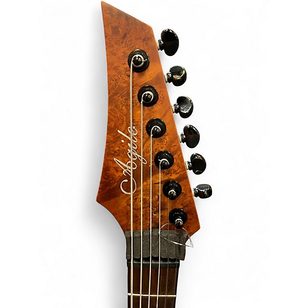 Used Agile Legacy 627 Natural Solid Body Electric Guitar