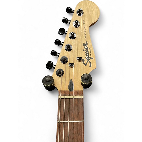 Used Squier Bullet Stratocaster HSS 2 Tone Sunburst Solid Body Electric Guitar