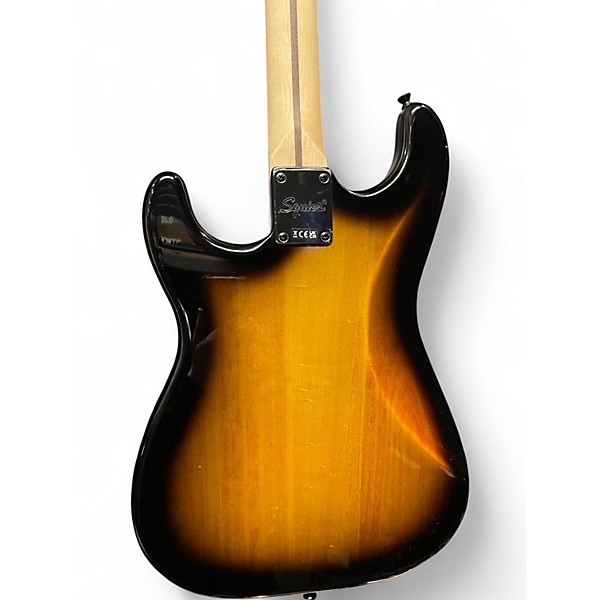 Used Squier Bullet Stratocaster HSS 2 Tone Sunburst Solid Body Electric Guitar