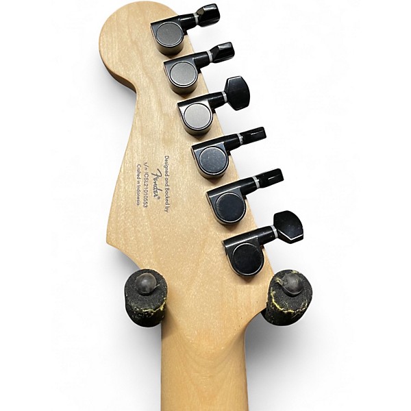 Used Squier Bullet Stratocaster HSS 2 Tone Sunburst Solid Body Electric Guitar