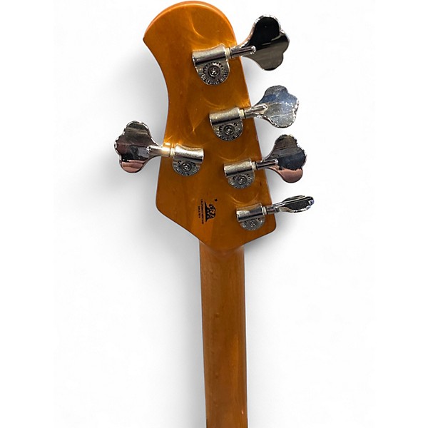 Used 2020 Ernie Ball Music Man Stingray HH 5 String Candy Apple Red Electric Bass Guitar