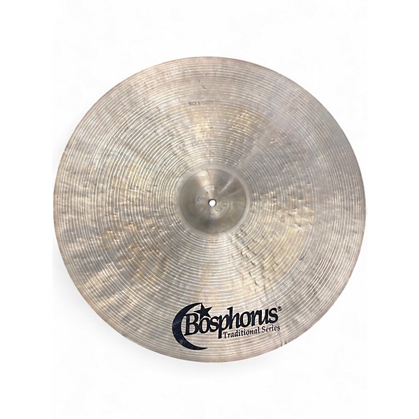 Used Bosphorus Cymbals 22in Traditional Thin Ride Cymbal