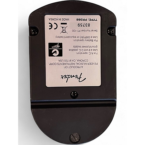 Used Fender PT-100 Tuner Pedal