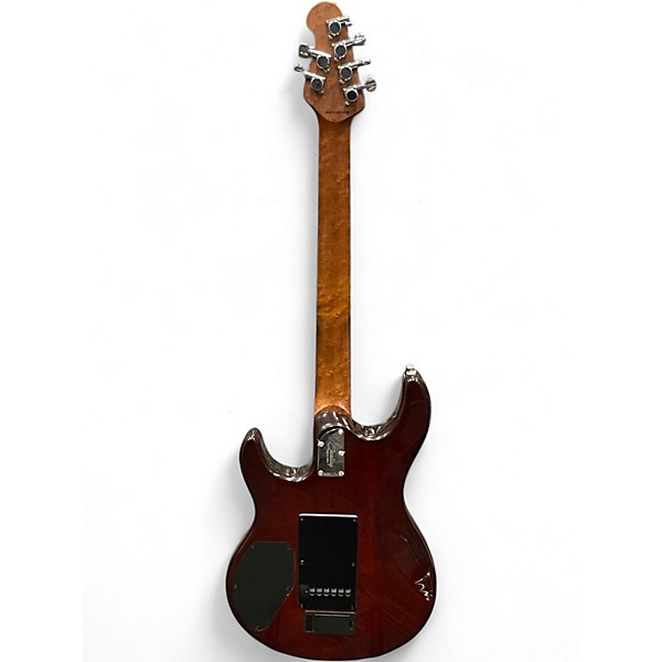 Used Sterling by Music Man Luke Flame maple hazel burst Solid Body Electric Guitar