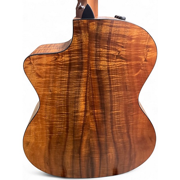 Used 2020 Taylor 224CEKDLX Natural Acoustic Electric Guitar