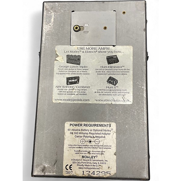 Used Morley Steve Vai Bad Horsie 2 Contour Wah Effect Pedal
