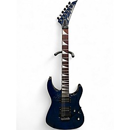 Used 1990s Jackson SOLOIST HH MIJ Trans Blue Solid Body Electric Guitar