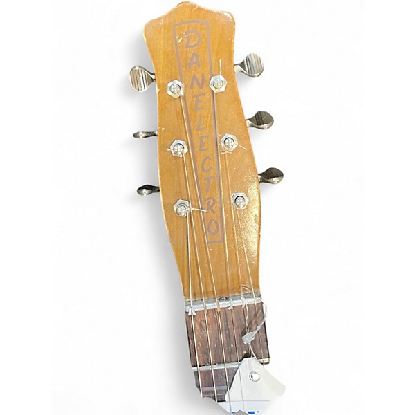 Used Danelectro Convertible Thin Line Natural Hollow Body Electric Guitar