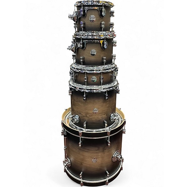 Used PDP by DW 5 Piece Concet Series Satin Charcoal Burst Drum Kit