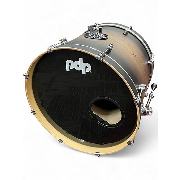 Used PDP by DW 5 Piece Concet Series Satin Charcoal Burst Drum Kit