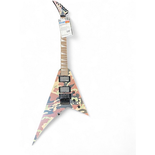 Used Jackson RRX24 Woodland Camo Solid Body Electric Guitar
