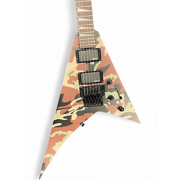 Used Jackson RRX24 Woodland Camo Solid Body Electric Guitar