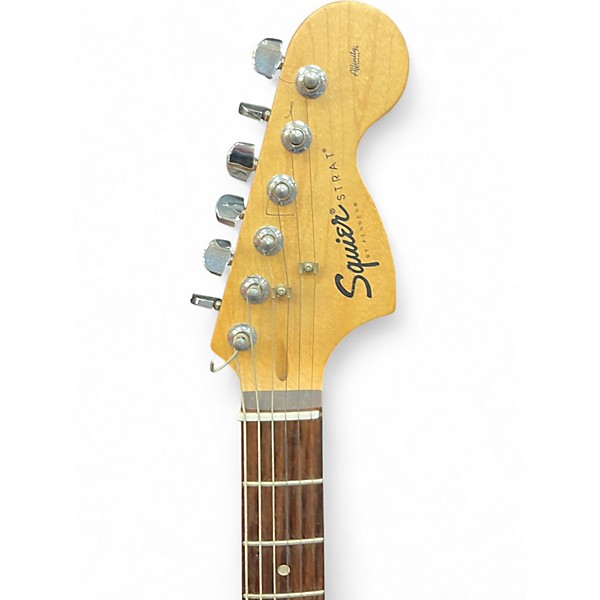 Used Squier Affinity Stratocaster BLACK Solid Body Electric Guitar