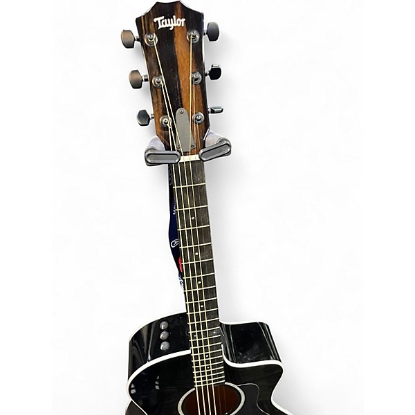 Used Taylor 214CE blk plus Black Acoustic Electric Guitar