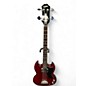 Used Epiphone SG BASS Cherry Electric Bass Guitar thumbnail