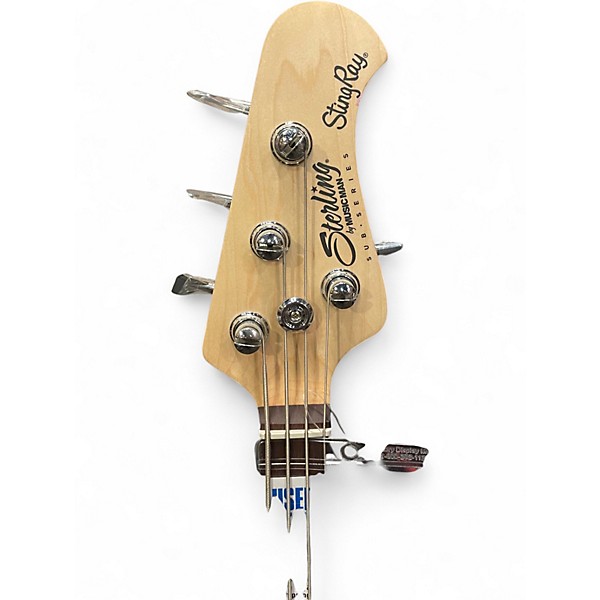 Used Sterling by Music Man Sub 4 Pink Electric Bass Guitar