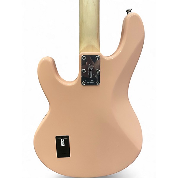 Used Sterling by Music Man Sub 4 Pink Electric Bass Guitar