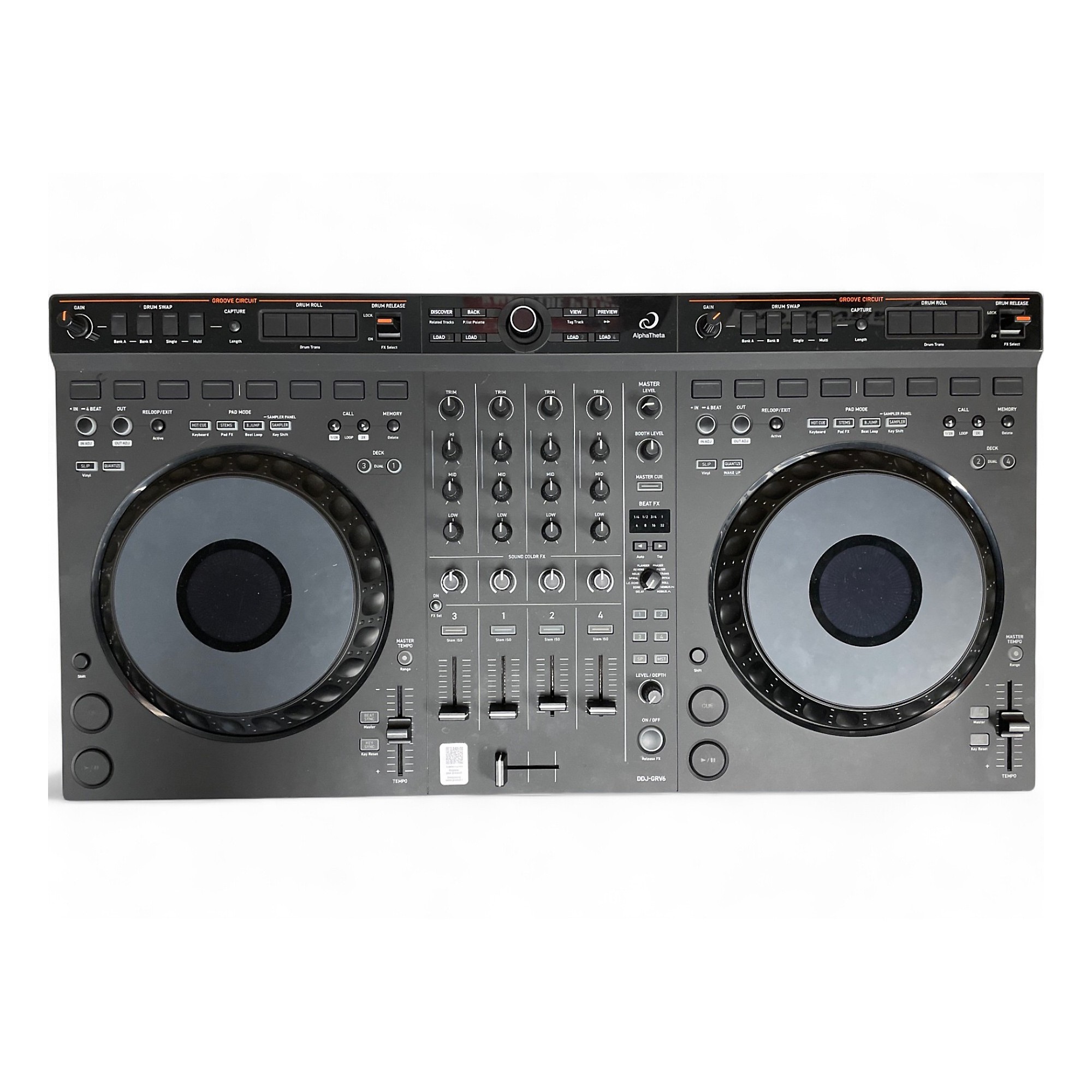 Used Pioneer DJ DDJ-GRV6 DJ Controller | Guitar Center