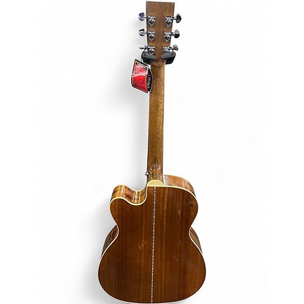 Used Zager ZAD-500MCE Natural Acoustic Electric Guitar