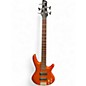 Used Ibanez GSR205 5 String Orange Electric Bass Guitar thumbnail