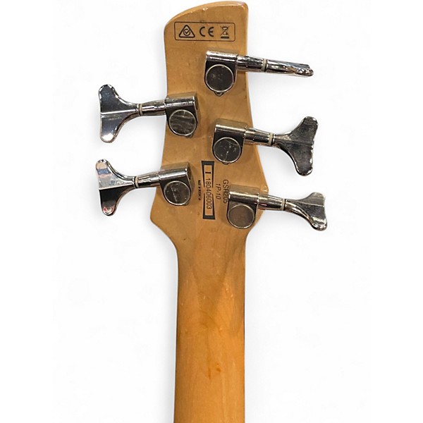 Used Ibanez GSR205 5 String Orange Electric Bass Guitar