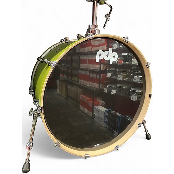 Used PDP by DW 3 Piece Concept Series Olive Drab Drum Kit