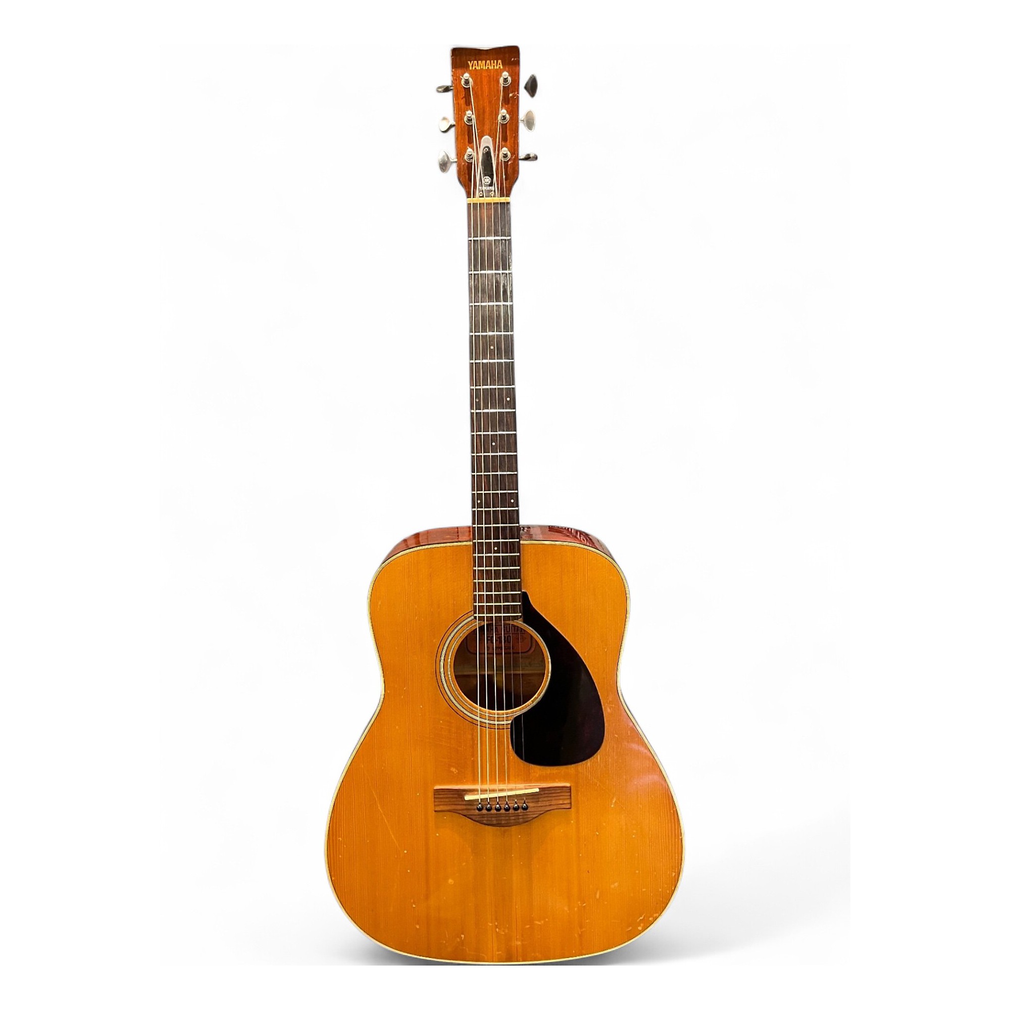 ギター Yamaha FG180 Used Yamaha FG180 Red Label Natural Acoustic Guitar Natural