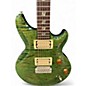 Vintage 1990s Terry Mcinturff Glory Quilted Green Solid Body Electric Guitar thumbnail