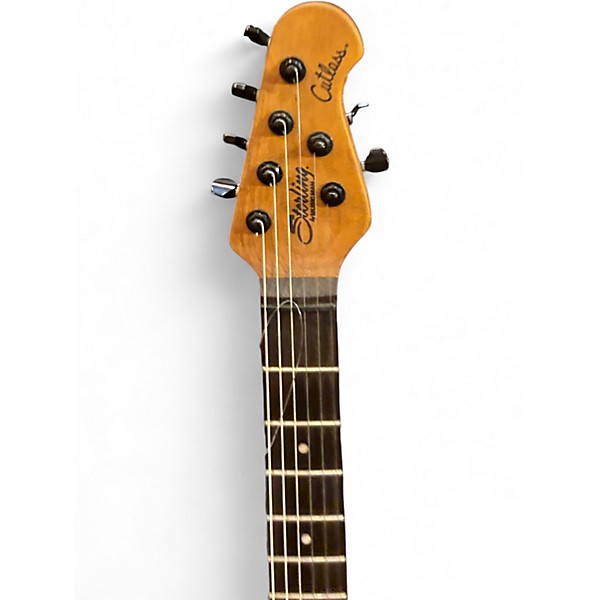 Used Sterling by Music Man CUTLASS JASON RICHARDSON SIGNATURE PURPLE BURST SATIN Solid Body Electric Guitar