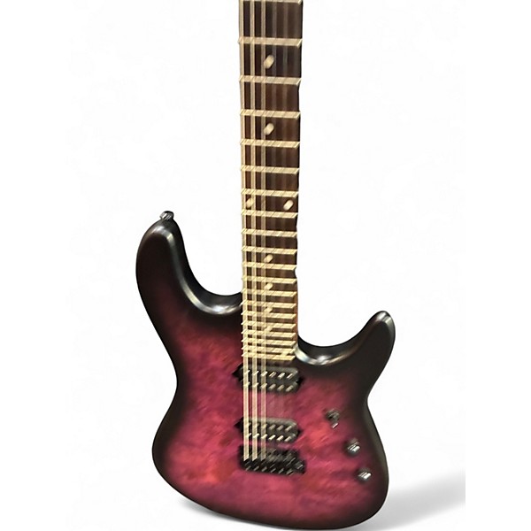 Used Sterling by Music Man CUTLASS JASON RICHARDSON SIGNATURE PURPLE BURST SATIN Solid Body Electric Guitar