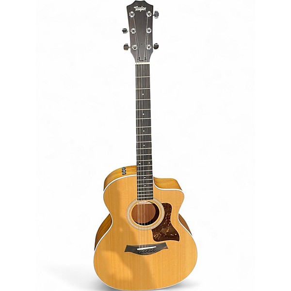 Used Taylor 214CE Koa Natural Acoustic Electric Guitar