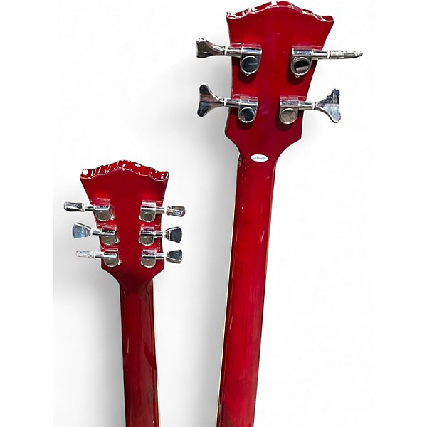 Used 2022 Firefly Double Neck Red Solid Body Electric Guitar