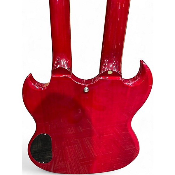 Used 2022 Firefly Double Neck Red Solid Body Electric Guitar