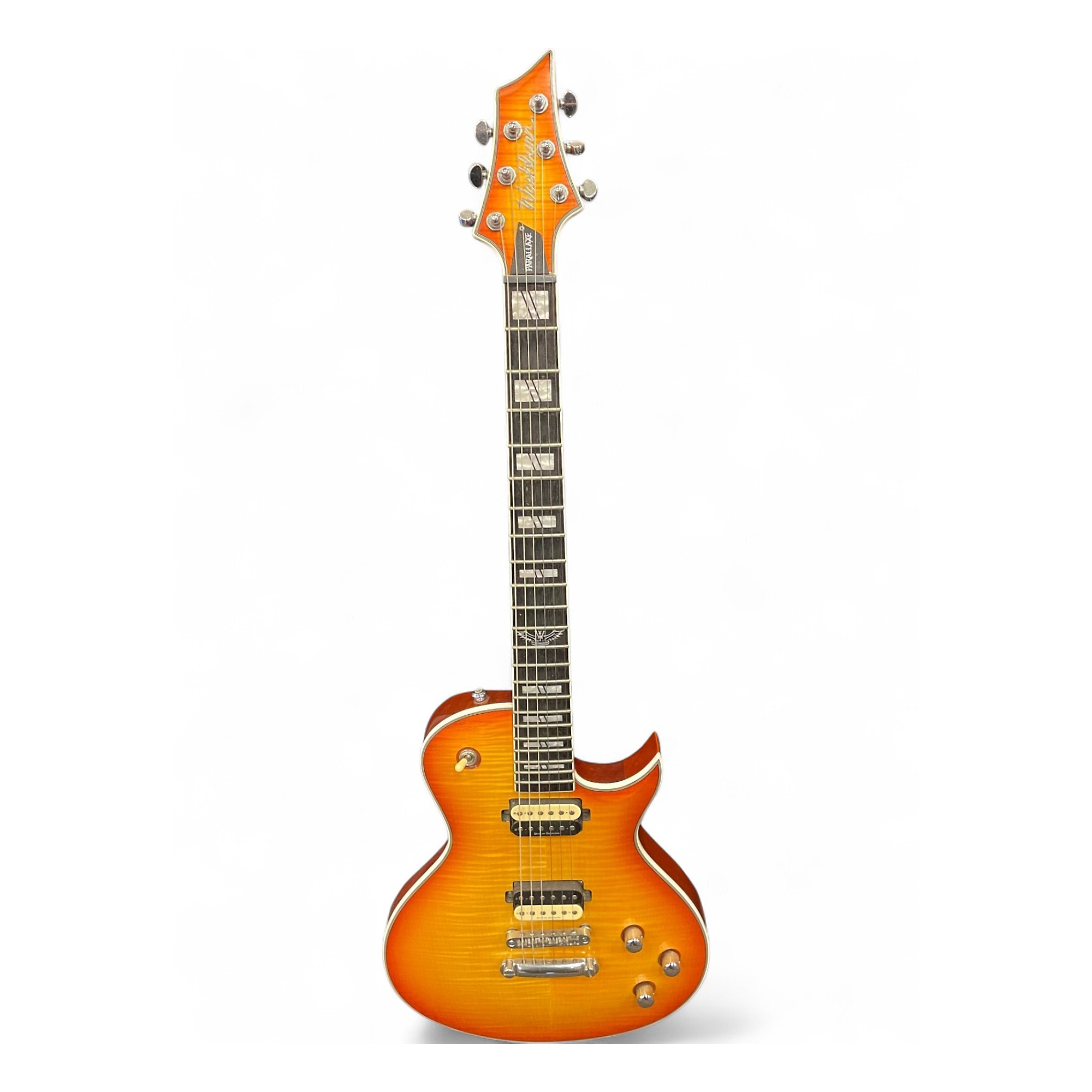 Used Washburn PXL200FHB Parallaxe Flamed Honey Burst Solid