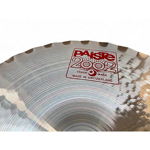 Used Paiste 17in 2002 SOUND EDGE HI-HAT PAIR Cymbal