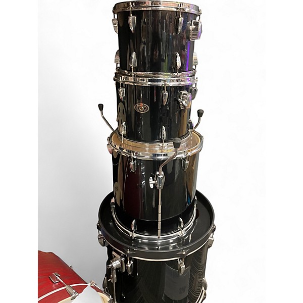 Used TAMA 4 Piece Imperialstar Black Drum Kit