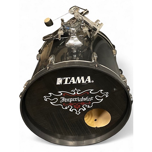 Used TAMA 4 Piece Imperialstar Black Drum Kit